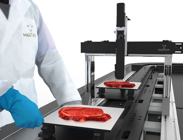 3D printing a steak