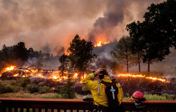 אש בקליפורניה, צילום: איי פי