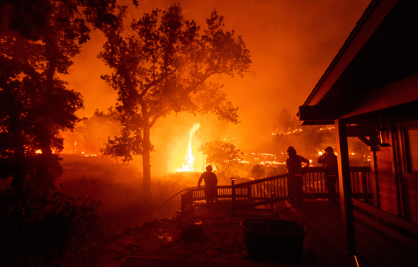 שריפות יער בקליפורניה 