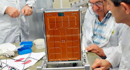 Hovik Agalarian, Chief Electronics Engineer of the Asher Institute of Space Research Photo: Sharon T