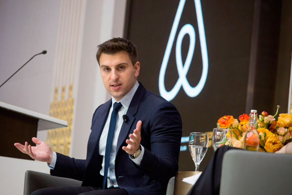 Airbnb CEO Brian Chesky. Photo: Bloomberg