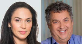 Alan Feld, Vintage Investment, and Yifat Oron, Leumitech. Photo: Eric Sultan and Yoram Reshef