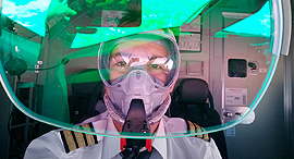 Stav Nemirovsky in his pilot's uniform. Photo: Stav Nemirovsky