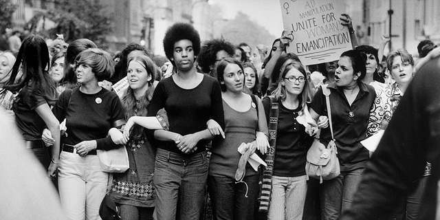 שביתת הנשים בניו-יורק, לפני 50 שנה, צילום: גטי אימג