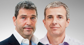 Yuval Cohen (right) of Fortissimo and Zvika Barenboin. Photo: Amit Shaal and Tomi Harpaz