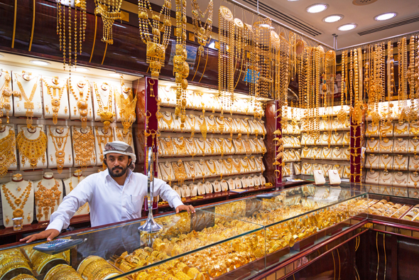 חנות זהב בדובאי 