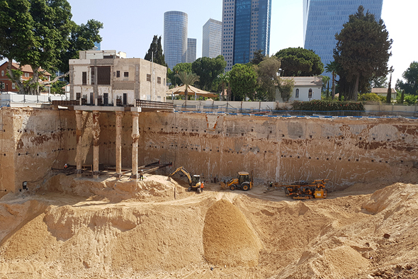 פרוייקט יונייטד שרונה בנייה ב מתחם שרונה תל אביב, צילום: דרור מרמור