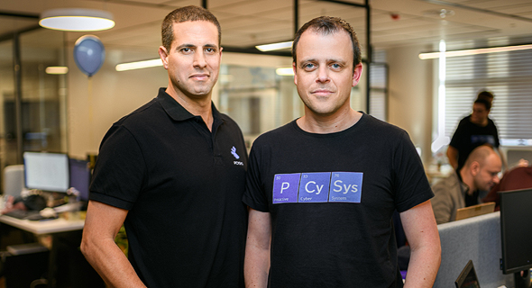 Pcysys co-founders Arik Faingold (left) and Arik Liberzon. Photo: Doron Letzter