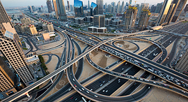 A Dubai interchange. Photo: Shutterstock