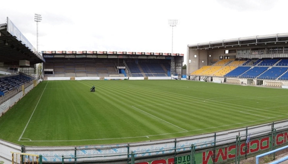האיצטדיון של קבוצת בוורן. אחד המועדונים בבלגיה שהיו מעורבים בפרשה של הלבנת הון והטיית משחקים 