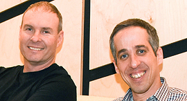 Hysolate co-founder Tal Zamir (right) and chairman Marc Gaffan. Photo: Hysolate