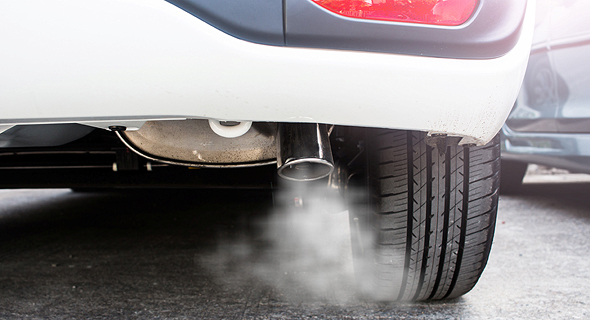A polluting car. Photo: Shutterstock