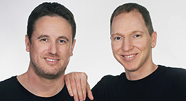 Touchless.AI creators Roy Baharv and Eyal Shapira. Photo: Osnat Kransnanski