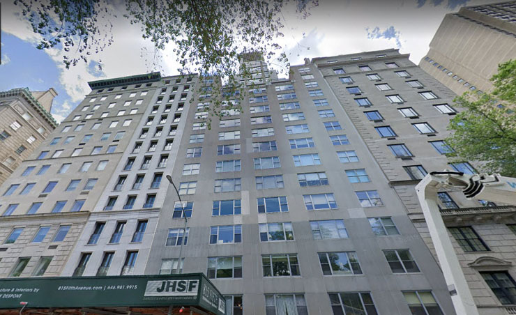 המגדל בשדרה החמישית שבו נמצאת הדירה, צילום: Google Maps