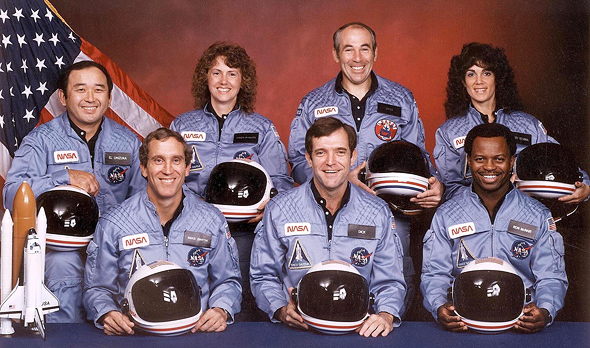 אנשי צוות מעבורת החלל צ’אלנג’ר , צילום: Public Domain/NASA