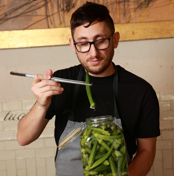 גיא אריש, הסו שף של מסעדת פרונטו בת"א, צילום: אוראל כהן