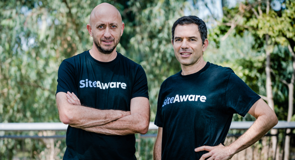 SiteAware co-founders Ori Afek (right) and Zeev Braude. Photo: Nati Gold
