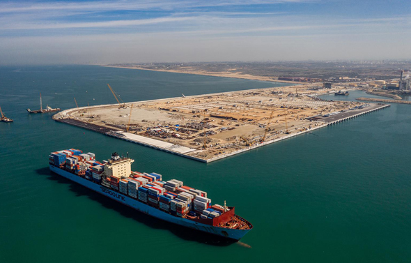 Ashdod&#39;s new port. Photo: Albatross, Israel ports company