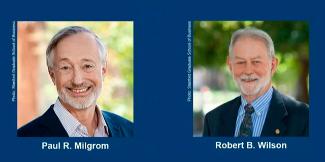 פרס נובל לכלכלה - לשני חוקרים אמריקאים עבור תרומתם לשיפור תיאוריות מכרזים