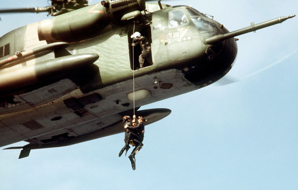 חילוץ ממסוק CH53 אמריקאי, צילום: USAF