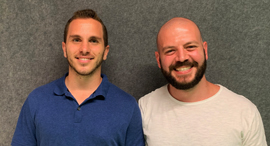 Adjusti.co co-founders Alon Maltzov (left) and Or Nuri. Photo: Inbal Perlman