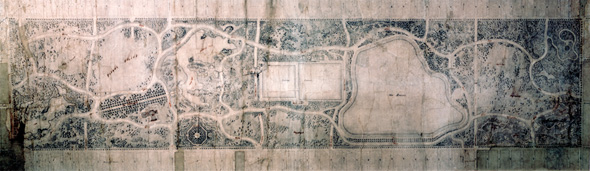 התוכנית המקורית של אולמסטד לפארק המרכזי של ניו-יורק, צילום: New York City Department of Parks The Arsenal