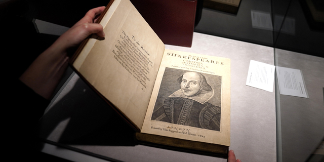 עותק נדיר של כתבי שייקספיר הכולל את &quot;מקבת&quot; ו&quot;הלילה ה-12&quot; נמכר ב-10 מיליון דולר