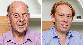 Mileutis Co-founders David and Dr. Jose Iscovich (left). Photo: Eyal Toag