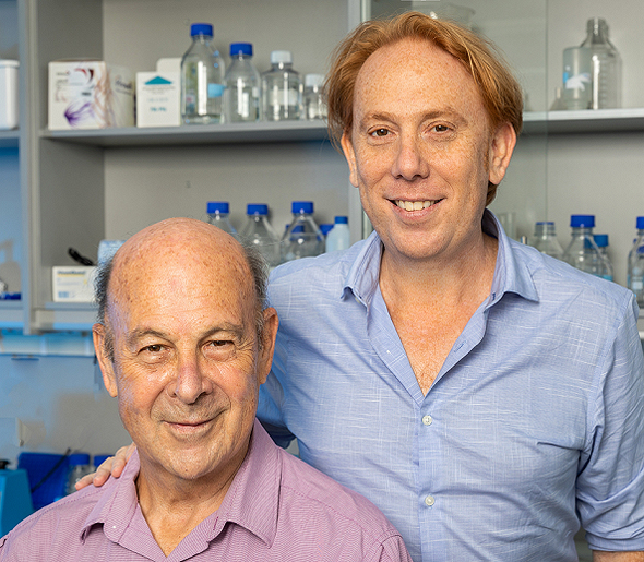 Mileutis Co-founders David and Dr. Jose Iscovich (left). Photo: Eyal Toag