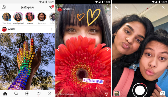 Instagram Lite features. Photo: Instagram