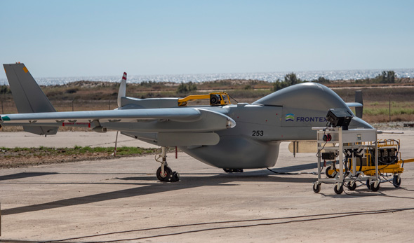 A Frontex leased UAV. Photo: IAI