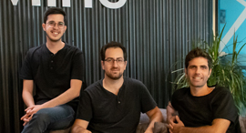 Mine co-founders Gal Ringel (left), Gal Golan, and Kobi Nissan. Photo: Mine