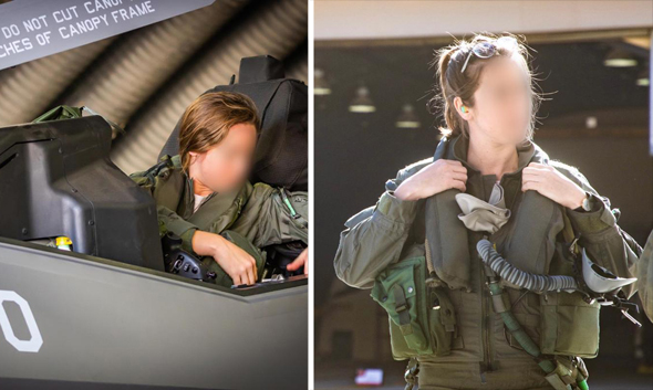 Israel's only female F-35 pilot Capt. S. Photo: IDF Spokesperson
