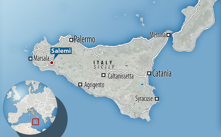 המפה של סיציליה