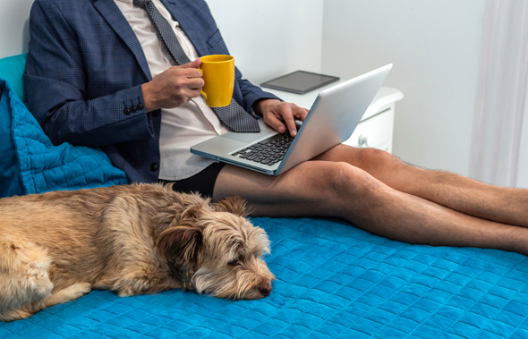 Working from home. Photo: Shutterstock