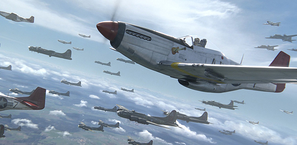 מטוסי מוסטנג במשימת ליווי, צילום: Lucasfilm