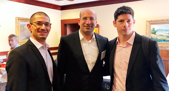 Omnix Medical founders Rom Lakritz (from right), Moshik Cohen-Kutner and Niv Bachnoff. Photo: Courtesy