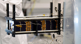 A nanosatellite. Photo: Tel Aviv University