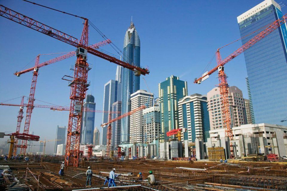 בנייה בדובאי, צילום: arabianbusiness