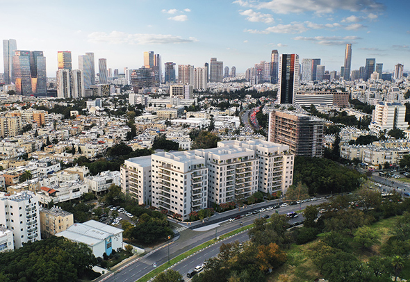 הפרויקט בטייסים 10-6. "בזכות התחדשות עירונית יהפוך האזור לאחד הנחשקים בתל אביב"