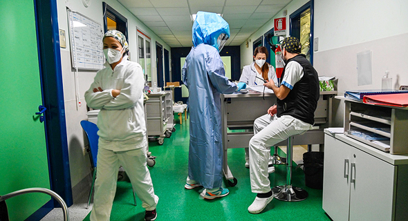 בית חולים באיטליה, צילום: איי אף פי