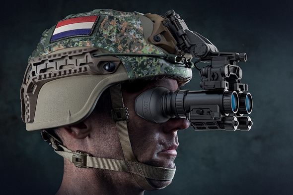 Elbit's night vision goggles sold to the Dutch military. Photo: Elbit