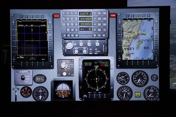 Avionic upgrade simulator. Photo: IAI