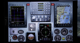 Avionic upgrade simulator. Photo: IAI