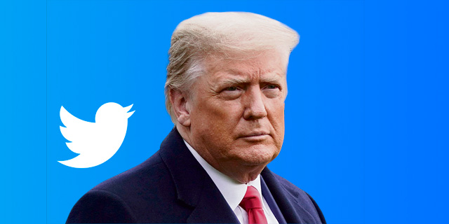 טוויטר הודיעה: חשבונו של טראמפ הושעה לצמיתות