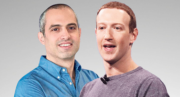 מימין: מנכ”ל פייסבוק מארק צוקרברג וסמנכ”ל התפעול בווייבר אופיר אייל. “ההבטחה לפרטיות ננגסה”, צילום: אי פי איי