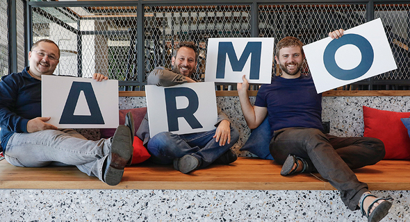 ARMO co-founders Benjamin Hirschberg (from right), Shauli Rozen and Leonid Sandler. Photo: Lior Tamim