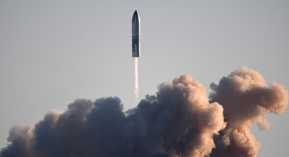השיגור המוצלח של הרקטה, צילום: רויטרס
