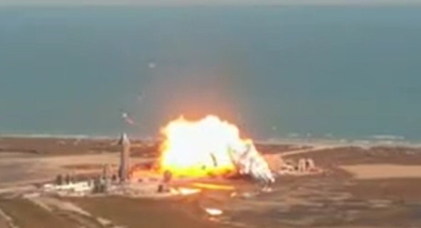 הפיצוץ, צילום: SpaceX