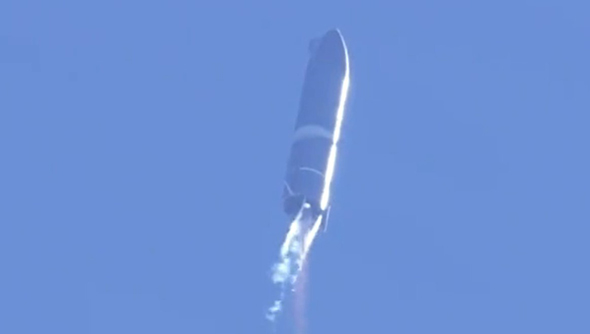 באוויר, צילום: SpaceX